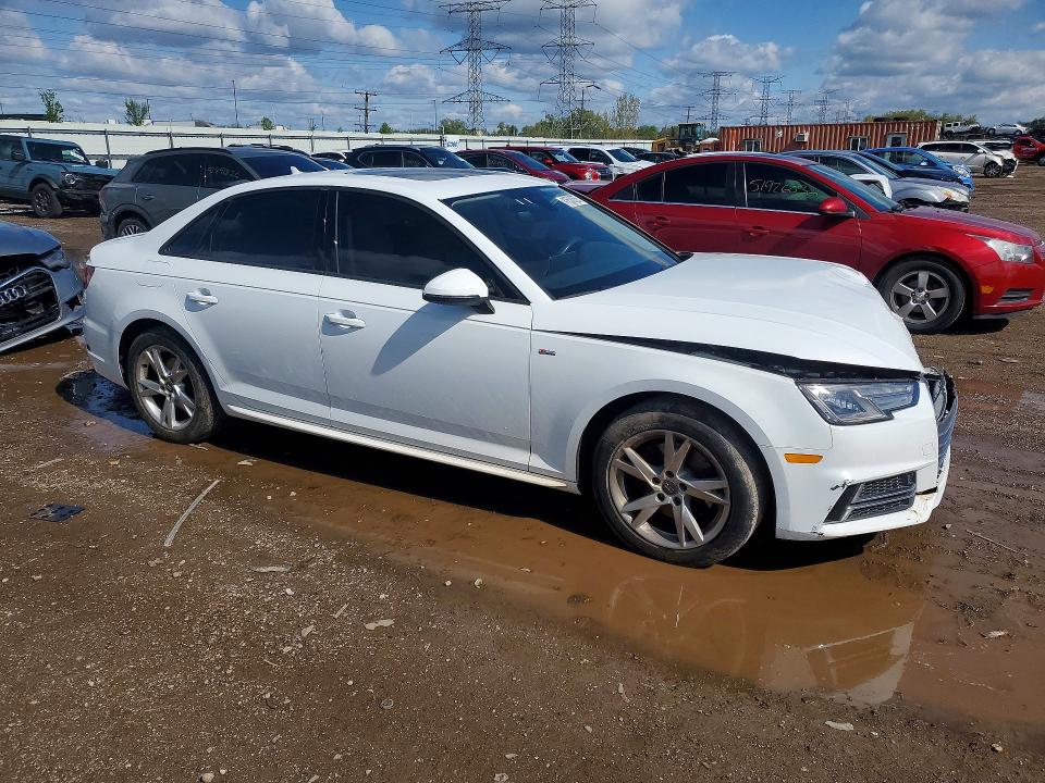 2018 Audi A4 VIN WAUKMAF47JN020065 COPART salvage auction — FRONT END, Il - Salvage Certificate, sold $2,500 on 2026-07-02 (photo 4)