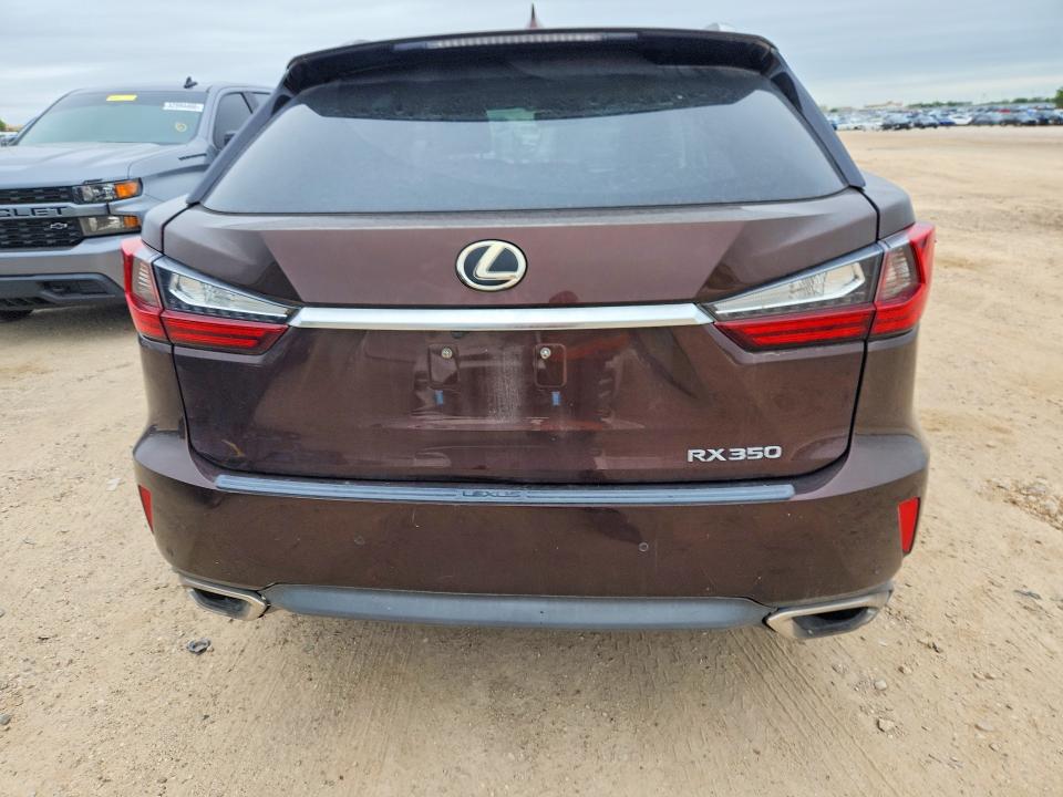 2016 Lexus Rx VIN 2T2ZZMCA8GC002342 COPART salvage auction — SIDE, TX - SALVAGE VEHICLE TITLE, sold $11,300 on 2026-07-02 (photo 6)