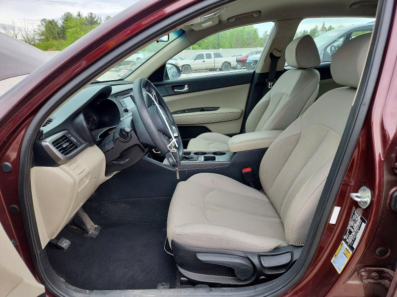 2017 Kia Optima VIN 5XXGT4L3XHG156687 COPART salvage auction — FRONT END, Il - Salvage Certificate, sold $1,350 on 2026-07-06 (photo 7)
