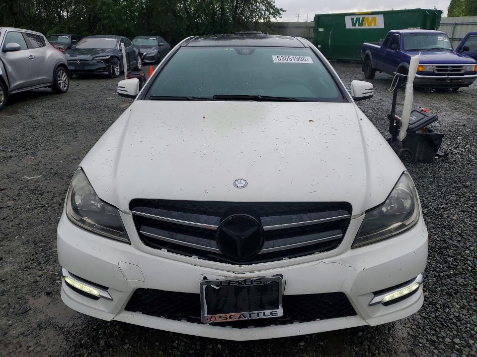 2013 Mercedes-benz C-klasse VIN WDDGJ4HB3DG001283 COPART salvage auction — FRONT END, Wa - Bill Of Sale, sold $1,350 on 2026-07-06 (photo 5)