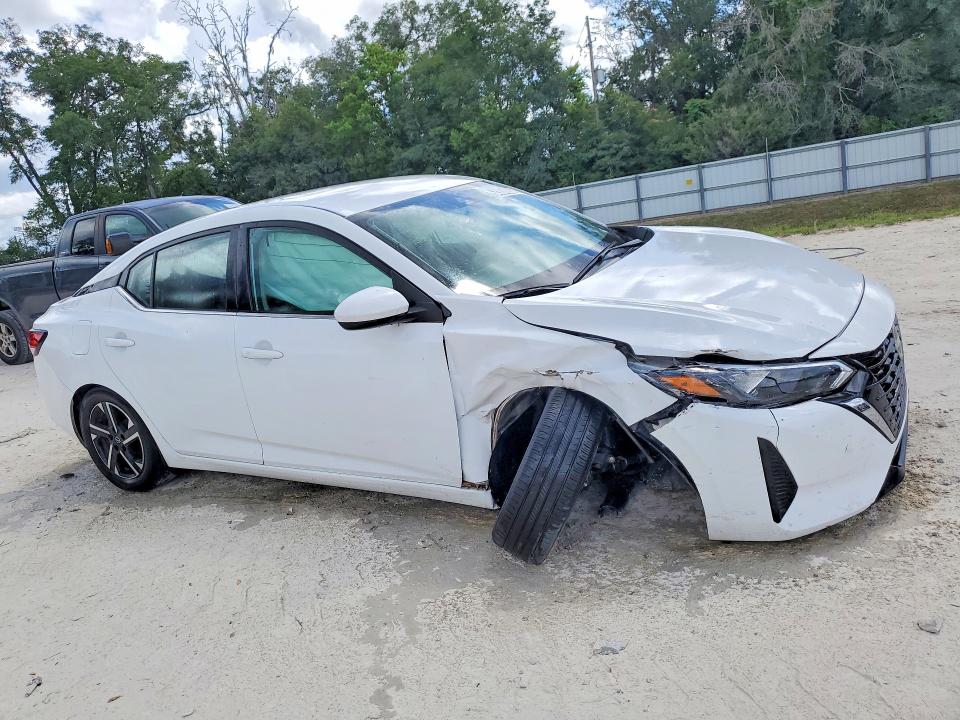 2024 Nissan Sentra VIN 3N1AB8CV3RY231050 COPART salvage auction — FRONT END, Fl - Certificate Of Title, sold $6,300 on 2026-07-20 (photo 4)