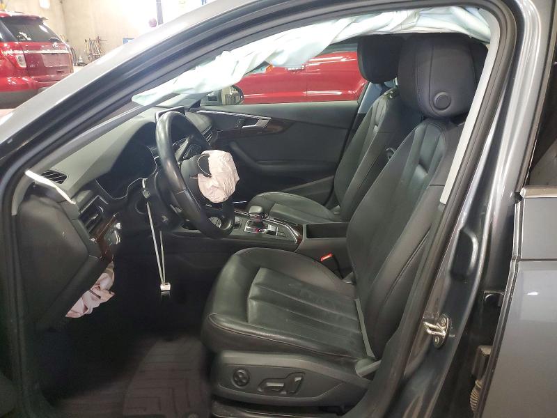 2019 Audi A4 VIN WAUFNAF47KA018310 COPART salvage auction — FRONT END, Mn - Cert Of Title-Salvage, sold $7,900 on 2026-07-16 (photo 7)