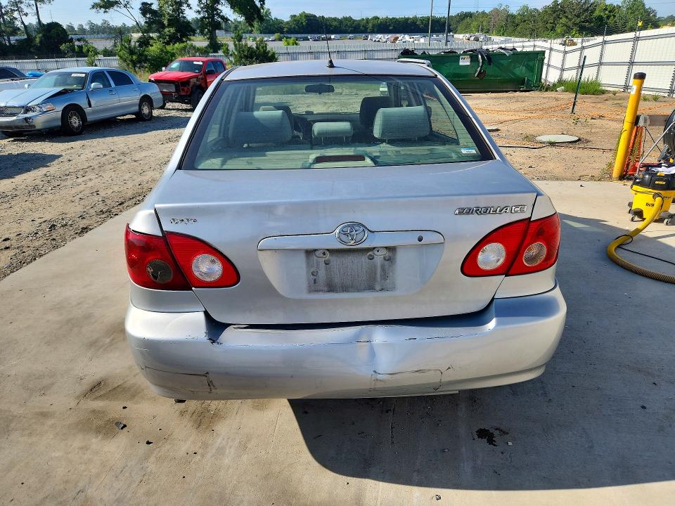 2006 Toyota Corolla VIN JTDBR32E360078905 COPART salvage auction — REAR END, GA - CERT OF TITLE-SALVAGE, sold $475 on 2026-07-30 (photo 6)