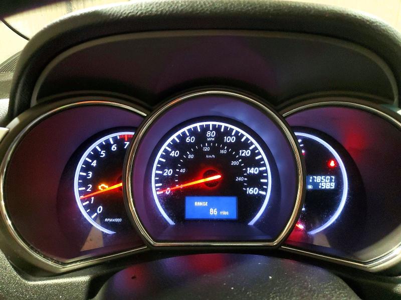 2012 Nissan Murano VIN JN8AZ1MW2CW206277 COPART salvage auction — NORMAL WEAR, Pa - Cert Of Title, sold $525 on 2026-07-04 (photo 9)