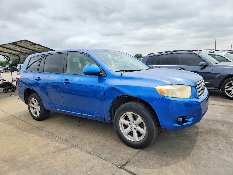2008 Toyota Highlander VIN JTEDS41A682030285 COPART salvage auction — SIDE, Tx - Certificate Of Title, sold $700 on 2026-07-30 (photo 4)