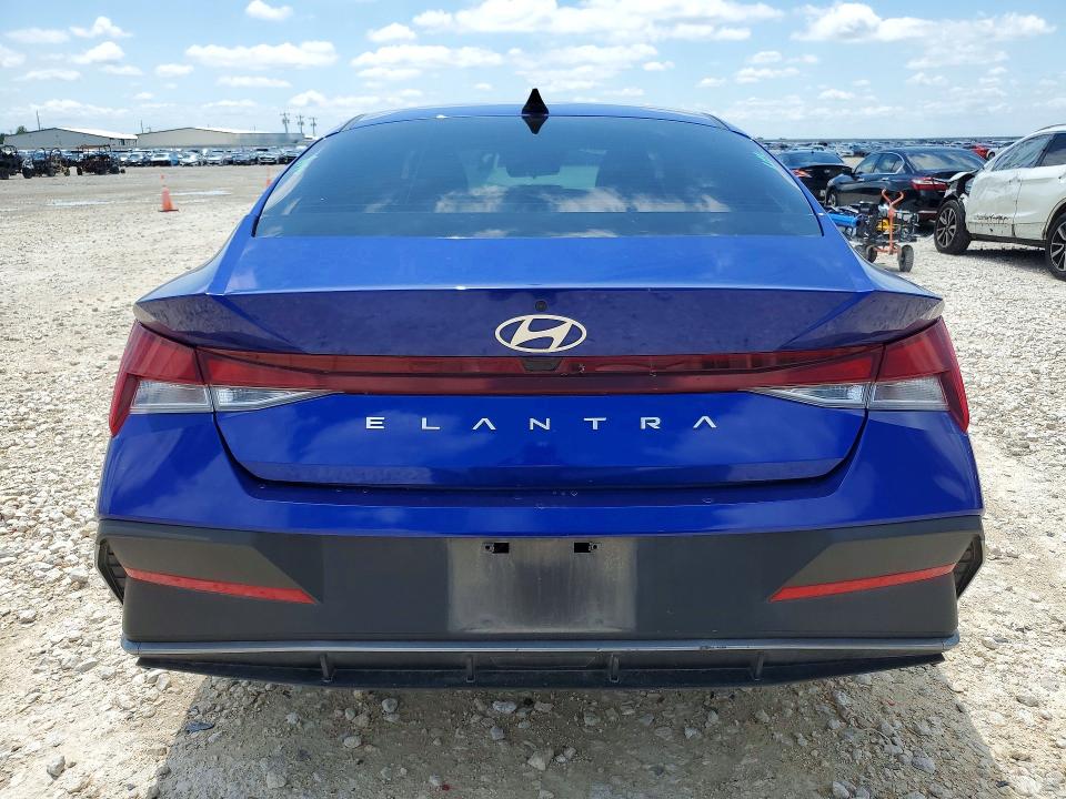 2024 Hyundai Elantra VIN KMHLL4DG3RU851827 COPART salvage auction — FRONT END, Tx - Salvage Vehicle Title, sold $3,600 on 2026-07-09 (photo 6)