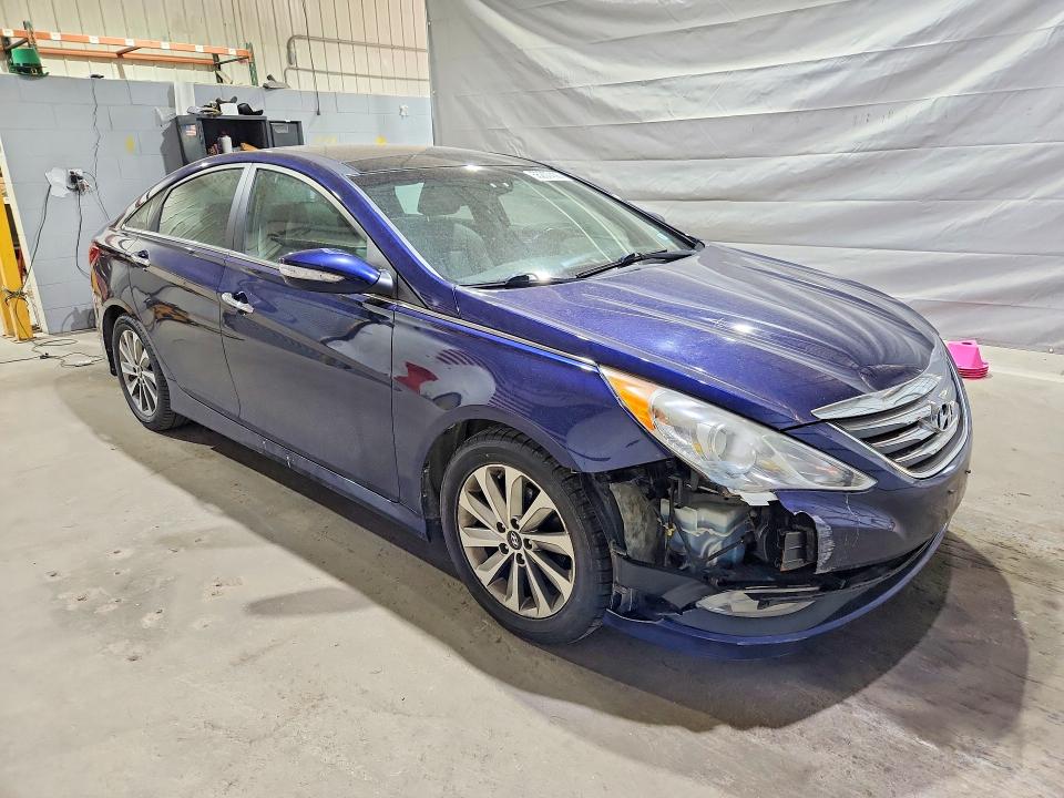 2014 Hyundai Sonata VIN 5NPEC4AC6EH887885 COPART salvage auction — FRONT END, Nh - Cert Of Title-Salvage, sold $675 on 2026-07-15 (photo 4)