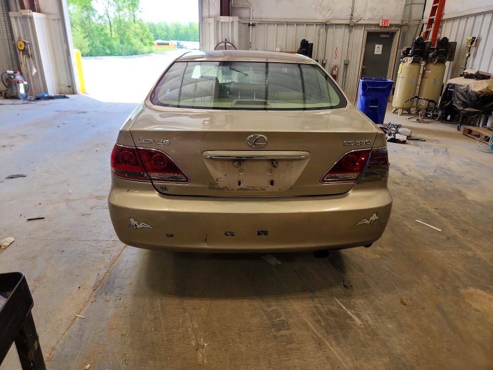 2005 Lexus Es 330 VIN JTHBA30GX55101253 COPART salvage auction — FRONT END, Wi - Certificate Of Title, sold $500 on 2026-07-15 (photo 6)