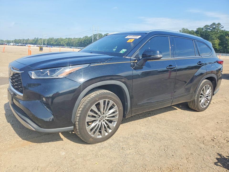 2021 Toyota Highlander VIN 5TDFZRAH9MS078594 COPART salvage auction — WATER/FLOOD, La - Cert Of Title-Salvage, sold $9,700 on 2026-07-24 (photo 1)