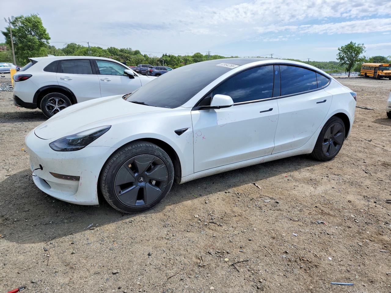 2023 Tesla Model 3 VIN 5YJ3E1EA7PF414751 — COPART salvage auction photo