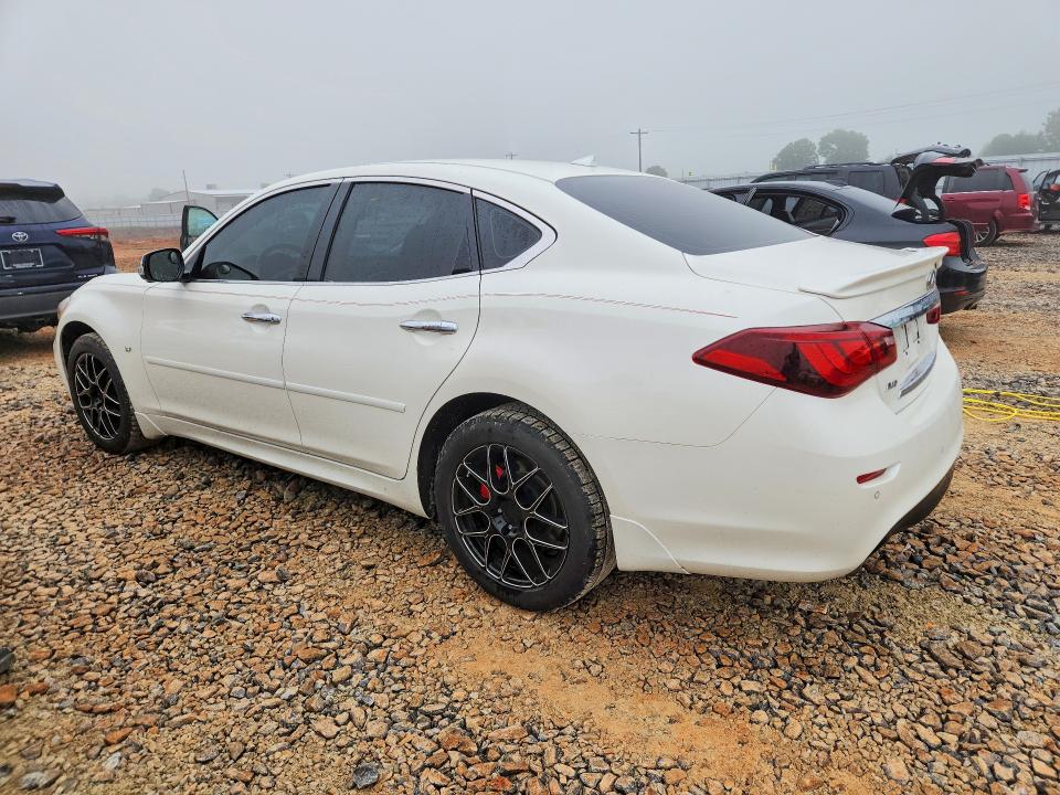 2019 Infiniti Q70 VIN JN1BY1AR2KM585554 COPART salvage auction — HAIL, Mo - Salvage Certificate Of Title, sold $10,700 on 2026-08-17 (photo 2)