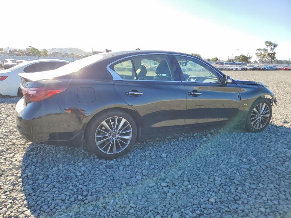 2019 Infiniti Q50 VIN JN1EV7AP8KM514981 COPART salvage auction — FRONT END, Ca - Salvage Certificate, sold $4,800 on 2026-07-16 (photo 3)