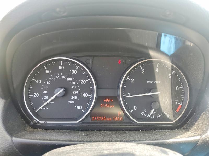 2012 BMW 1er VIN WBAUP7C54CVP23562 COPART salvage auction — FRONT END, Sc - Cert Of Title-Salvage, sold $3,200 on 2026-07-06 (photo 9)