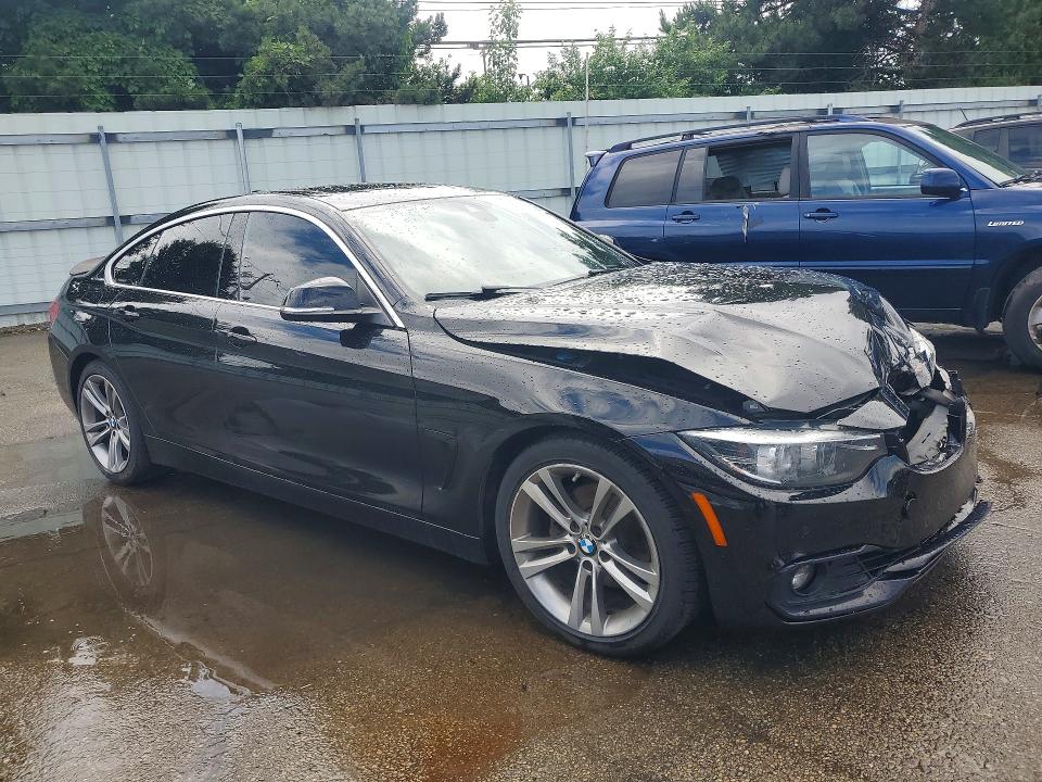 2018 BMW 4er VIN WBA4J1C52JBG78007 COPART salvage auction — FRONT END, Oh - Cert Of Title-Salvage, sold $5,100 on 2026-07-06 (photo 4)