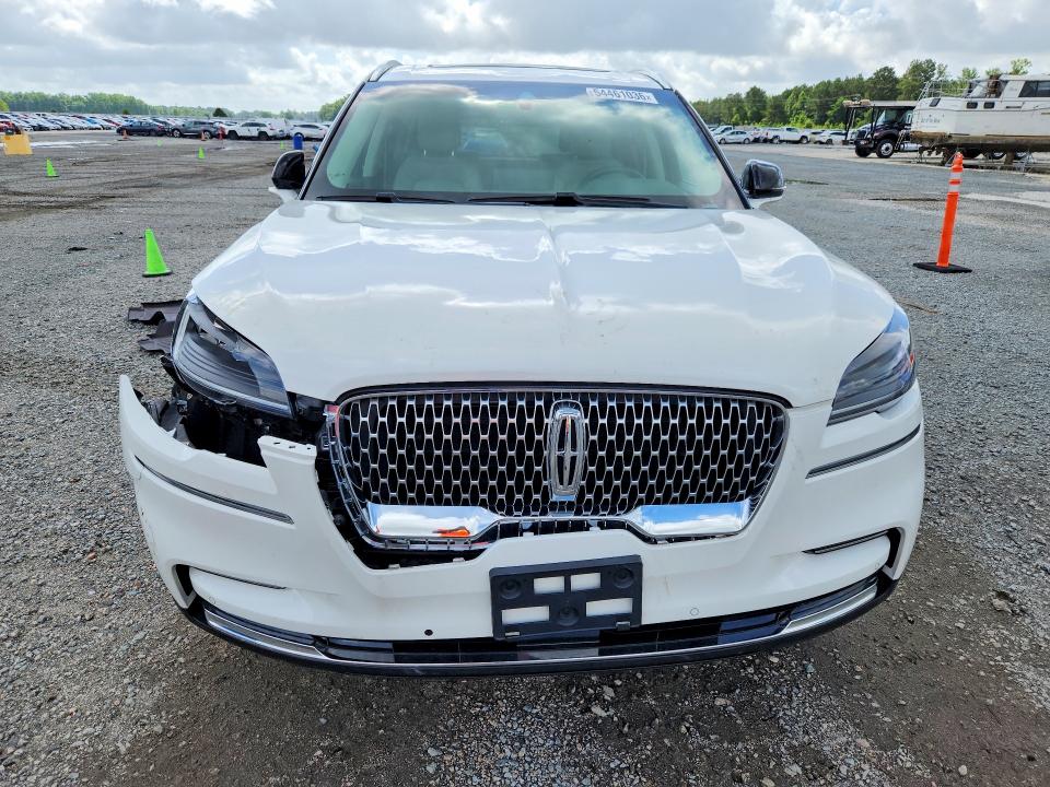 2023 Lincoln Aviator VIN 5LM5J6XC9PGL18585 COPART salvage auction — FRONT END, Nc - Salvage Certificate Of Title, sold $12,400 on 2026-07-20 (photo 5)