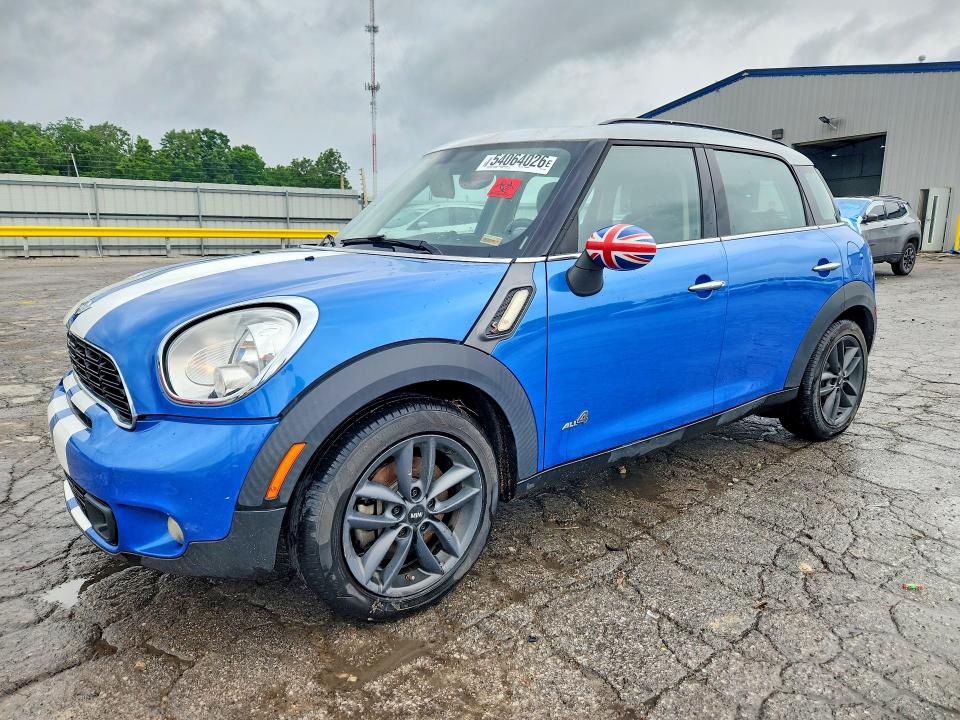 2013 Mini Cooper VIN WMWZC5C51DWP31460 — COPART salvage auction photo