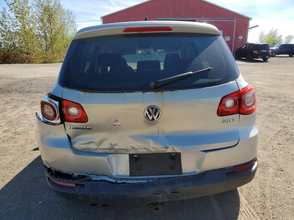 2009 Volkswagen Tiguan VIN WVGBV75N09W001193 COPART salvage auction — REAR END, On - Permit Salvage, sold $525 on 2026-07-16 (photo 6)