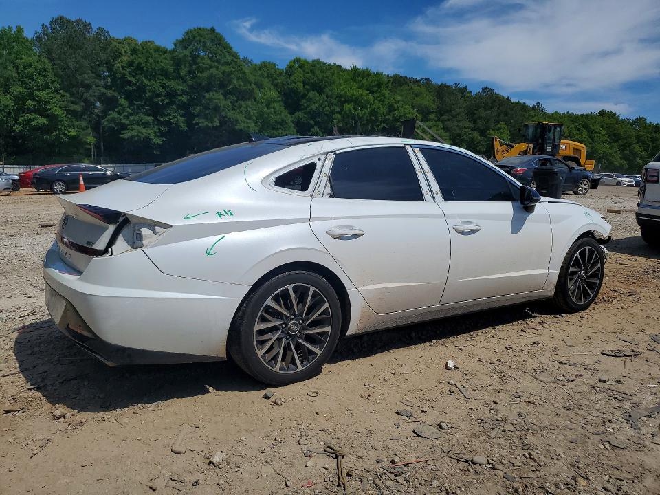 2020 Hyundai VIN 5NPEJ4J26LH048328 COPART salvage auction — FRONT END, Ga - Cert Of Title-Salvage, sold $6,900 on 2026-07-17 (photo 3)