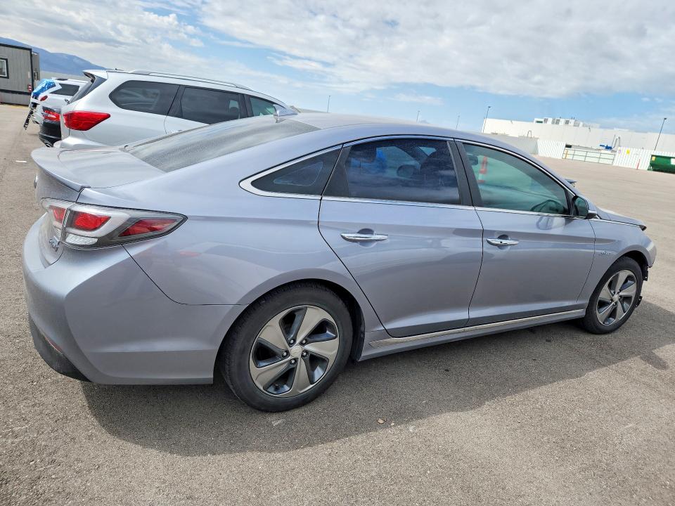 2017 Hyundai Sonata VIN KMHE14L26HA045114 COPART salvage auction — FRONT END, UT - SALVAGE CERTIFICATE, sold $1,800 on 2026-07-17 (photo 3)