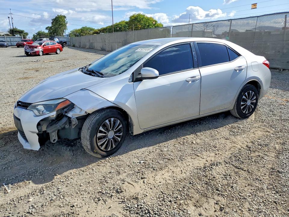 2015 Toyota Corolla VIN 5YFBURHE6FP207735 COPART salvage auction — FRONT END, Ca - Salvage Certificate, sold $2,350 on 2026-07-24 (photo 1)