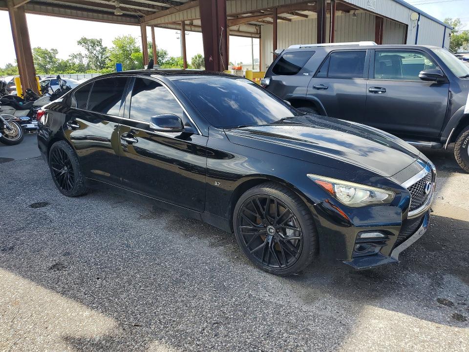 2015 Infiniti Q50 VIN JN1BV7AR2FM396744 COPART salvage auction — REAR END, Fl - Cert Of Title Slvg Rebuildable, sold $35 on 2026-07-31 (photo 4)