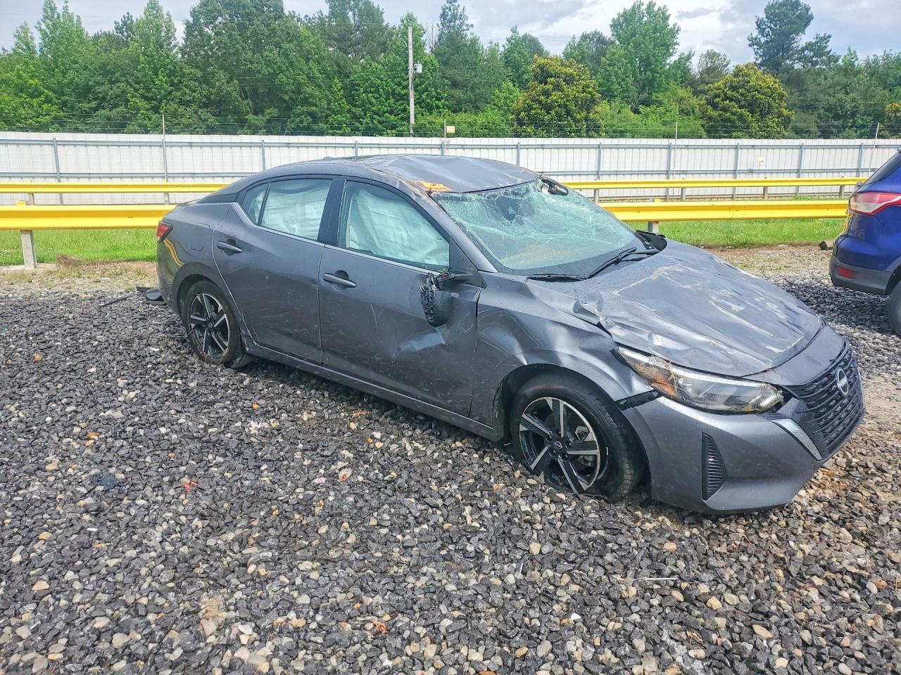 2025 Nissan Sentra VIN 3N1AB8CV2SY308707 COPART salvage auction — Front End, TN - SALVAGE CERTIFICATE, sold $2,100 on 2026-07-09 (photo 4)
