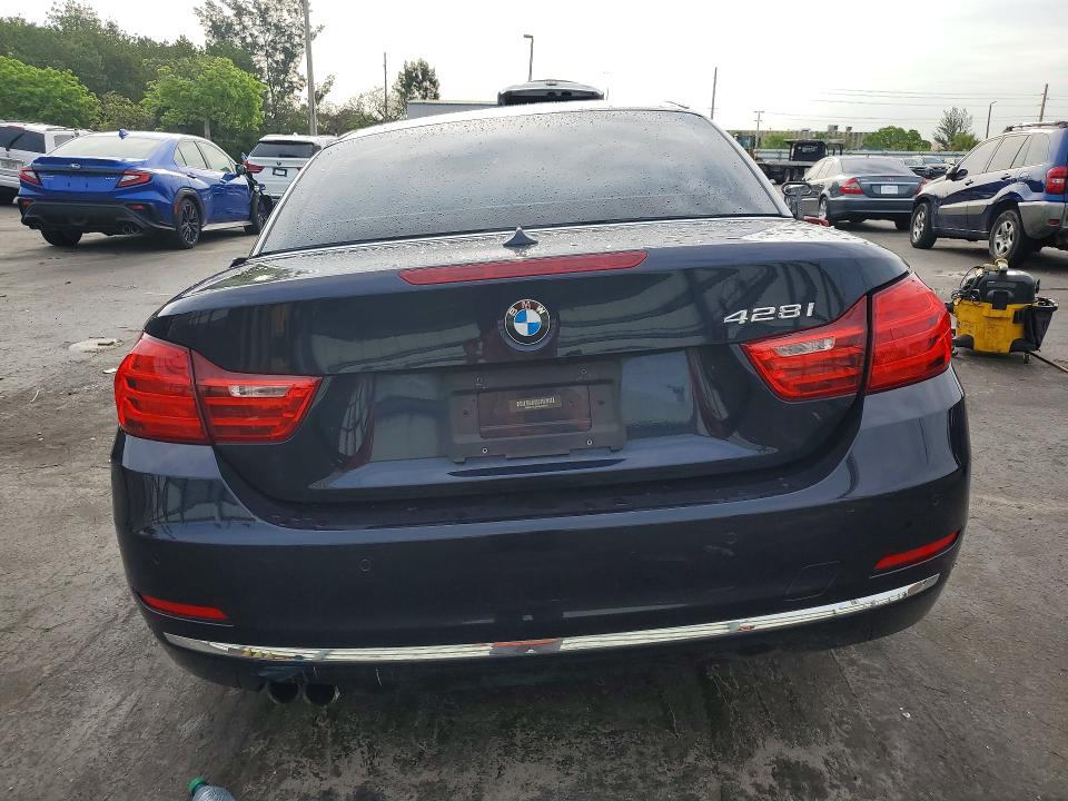 2016 BMW 4er VIN WBA3V7C54G5A28346 COPART salvage auction — FRONT END, Fl - Cert Of Title Slvg Rebuildable, sold $400 on 2026-08-17 (photo 6)