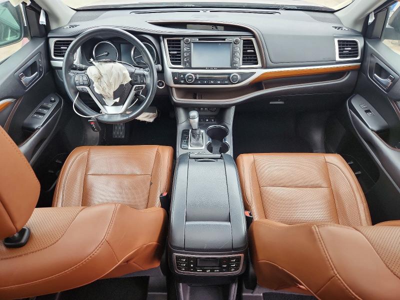 2018 Toyota Highlander VIN 5TDDZRFH3JS806535 COPART salvage auction — FRONT END, In - Certificate Of Title, sold $8,100 on 2026-07-13 (photo 8)