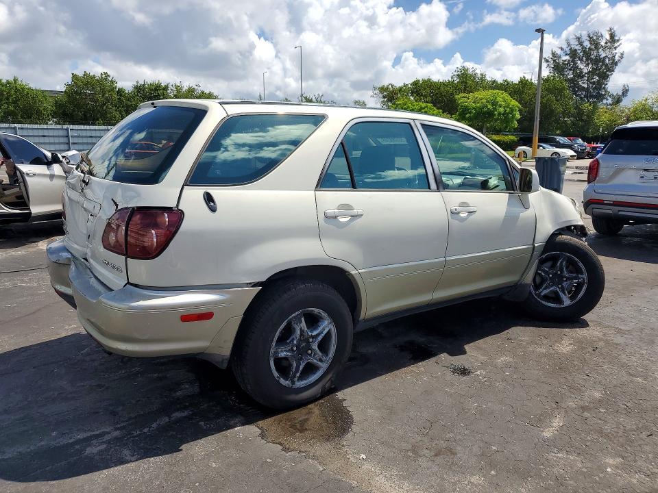 2000 Lexus Rx 300 VIN JT6GF10U2Y0065831 COPART salvage auction — FRONT END, FL - CERT OF TITLE SLVG REBUILDABLE, sold $575 on 2026-07-27 (photo 3)
