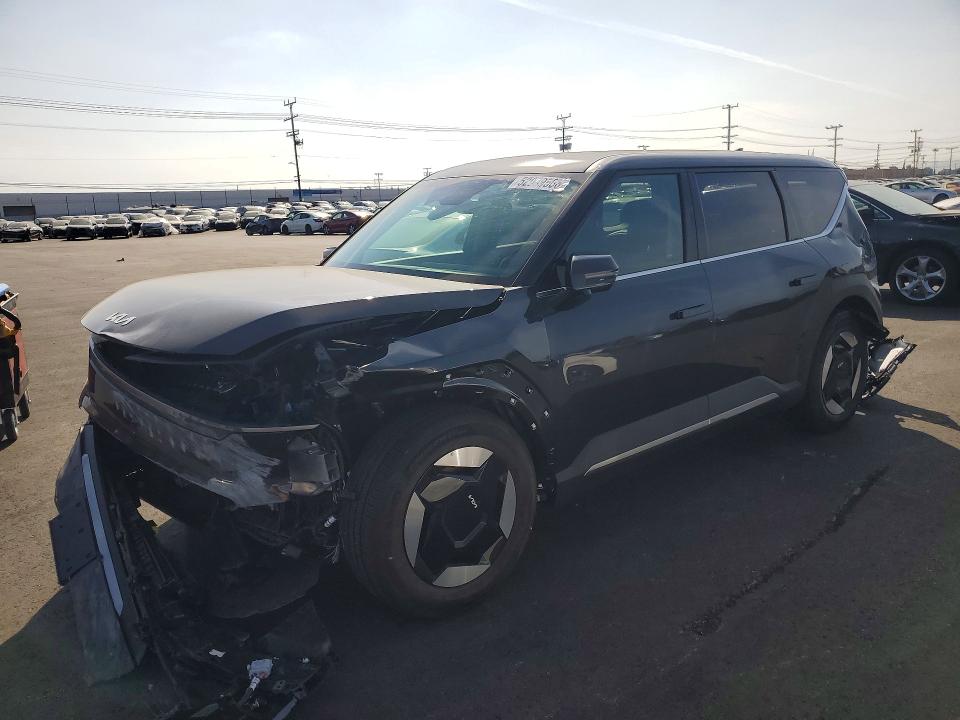 2026 Kia Ev9 VIN 5XYAB5S10TG020541 COPART salvage auction — REAR END, Ca - Salvage Certificate, sold $5,400 on 2026-07-06 (photo 1)