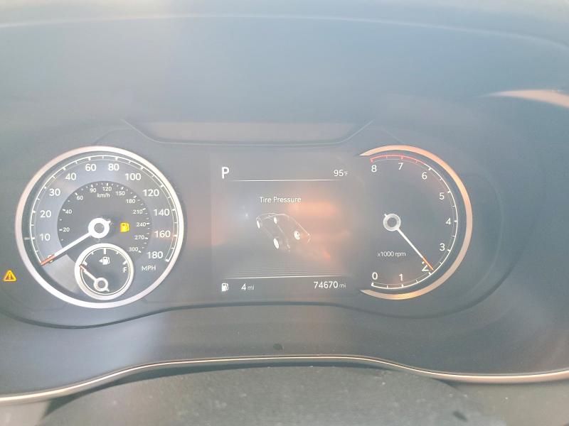 2023 Genesis G70 VIN KMTG34TA2PU123644 COPART salvage auction — FRONT END, NV - SALVAGE TITLE, sold $150 on 2026-07-27 (photo 9)