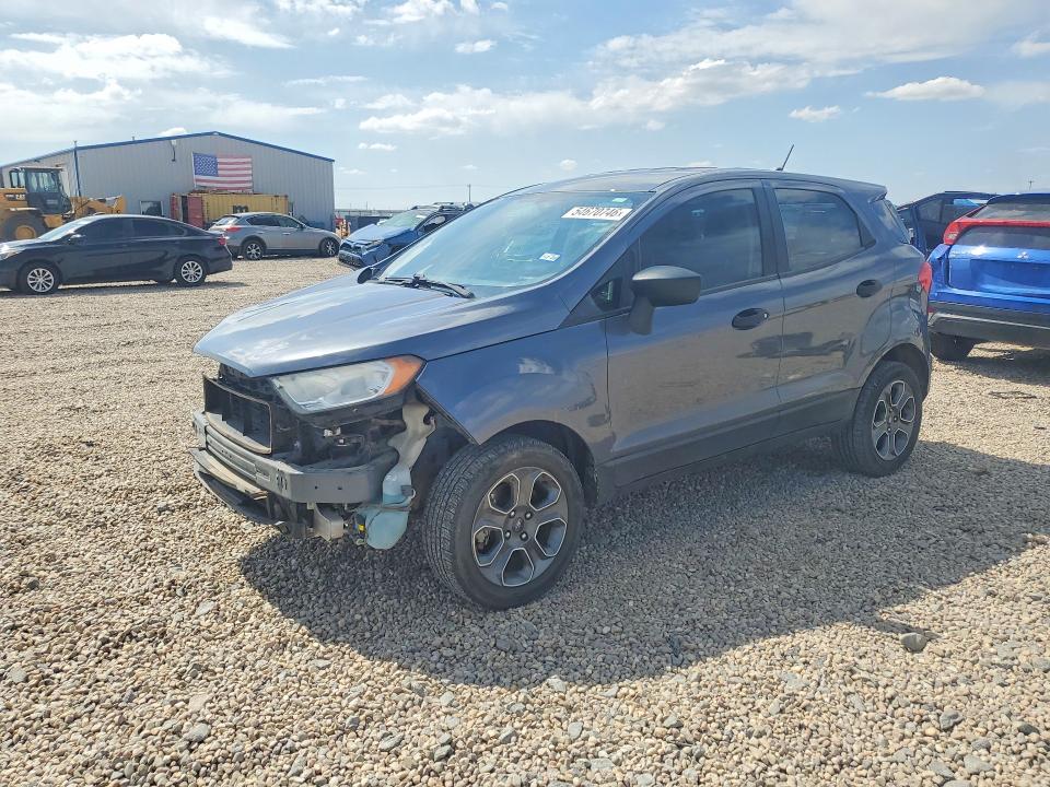 2020 Ford Ecosport VIN MAJ3S2FEXLC337418 COPART salvage auction — FRONT END, Tx - Salvage Vehicle Title, sold $1,250 on 2026-07-14 (photo 1)