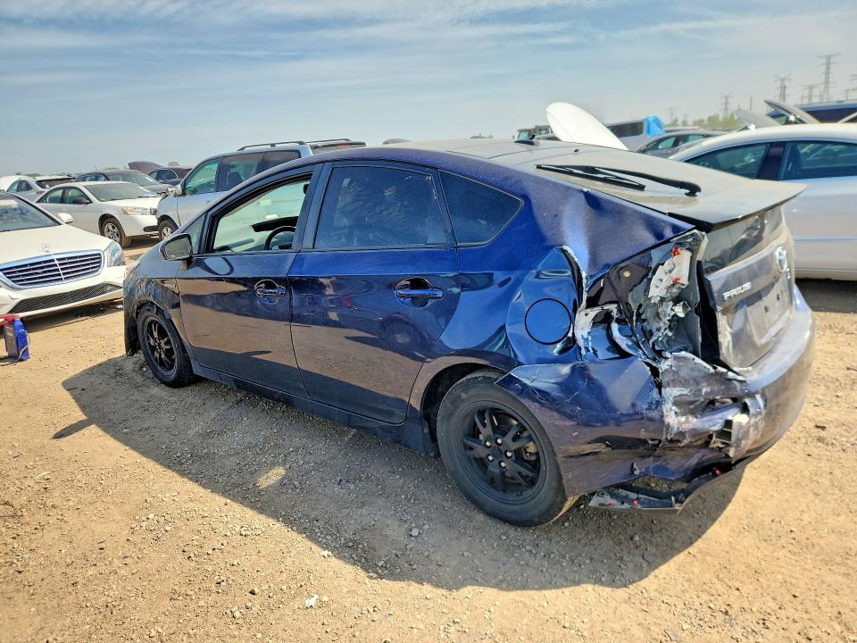 2012 Toyota Prius VIN JTDKN3DU0C1532789 COPART salvage auction — FRONT END, Il - Salvage Certificate, sold $525 on 2026-07-14 (photo 2)
