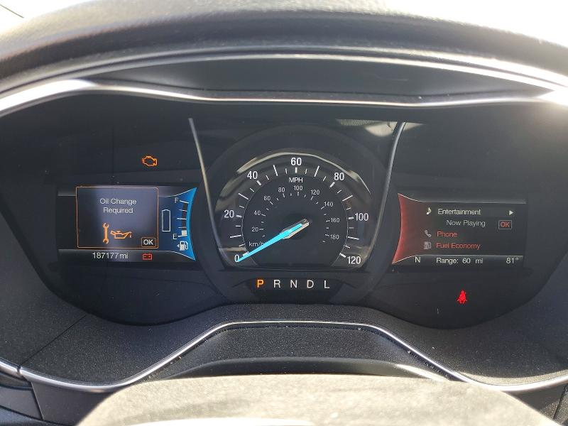 2017 Ford Fusion VIN 3FA6P0RU8HR382209 COPART salvage auction — MINOR DENT/SCRATCHES, Ca - Dis/Dlr/Exp Only Clean Title (P), sold $1,350 on 2026-07-02 (photo 9)