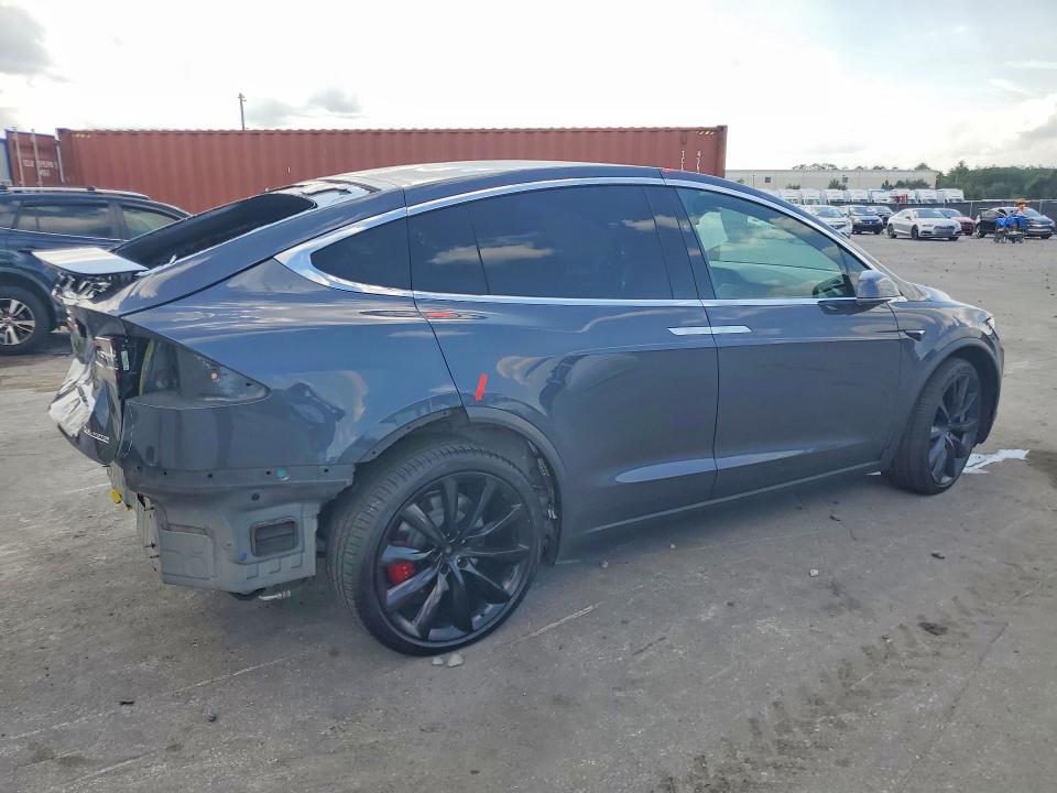 2020 Tesla Model x VIN 5YJXCBE49LF248542 COPART salvage auction — REAR END, Fl - Cert Of Title Slvg Rebuildable, sold $13,200 on 2026-07-09 (photo 3)