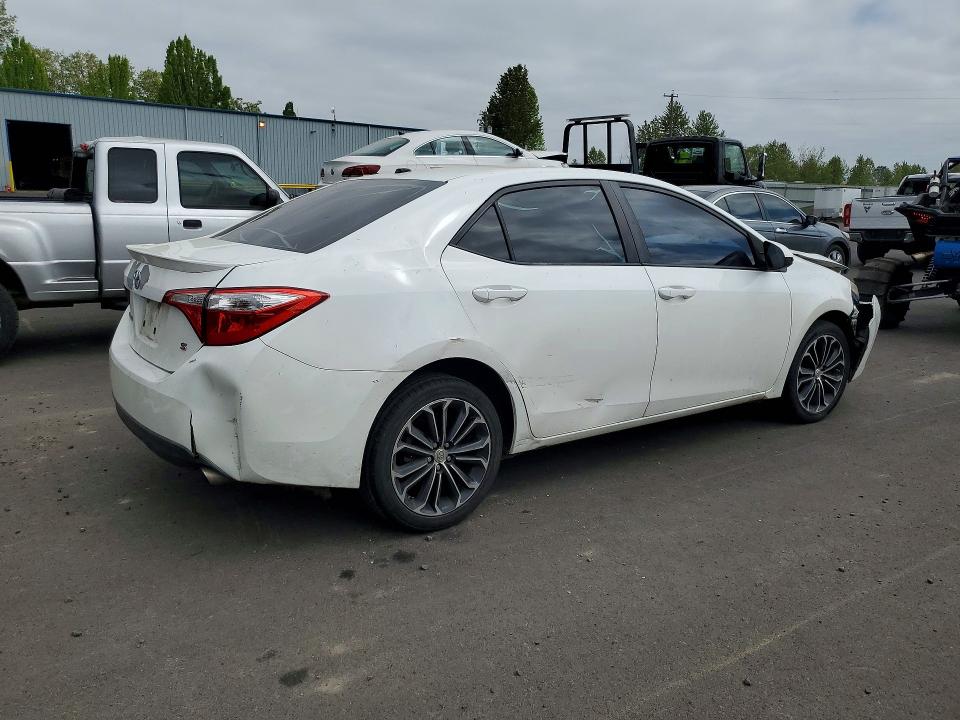 2014 Toyota VIN 5YFBURHE1EP023009 COPART salvage auction — FRONT END, Or - Salvage Title Certificate, sold $1,750 on 2026-07-15 (photo 3)