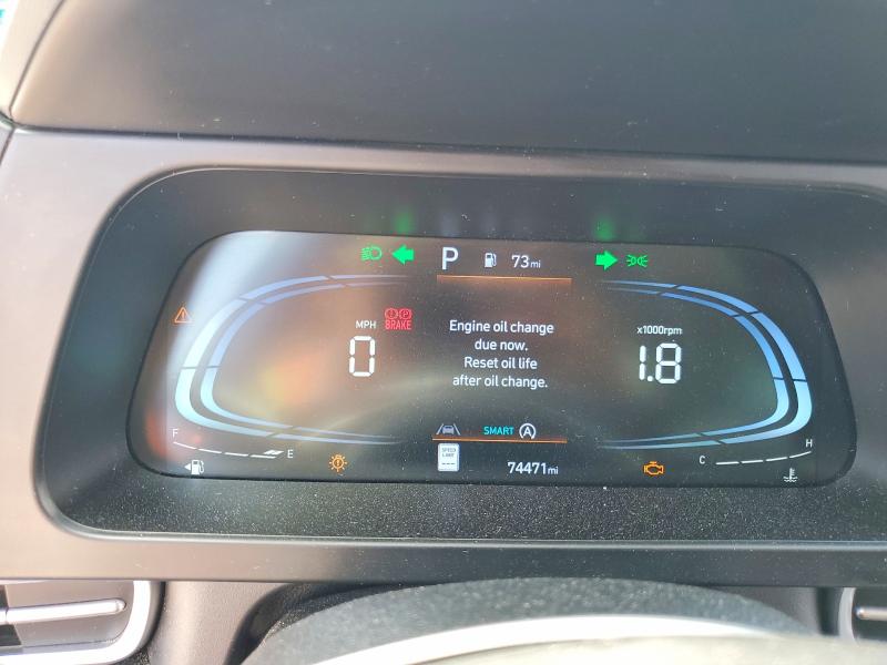 2024 Hyundai Elantra VIN KMHLL4DG3RU851827 COPART salvage auction — FRONT END, Tx - Salvage Vehicle Title, sold $3,600 on 2026-07-09 (photo 9)
