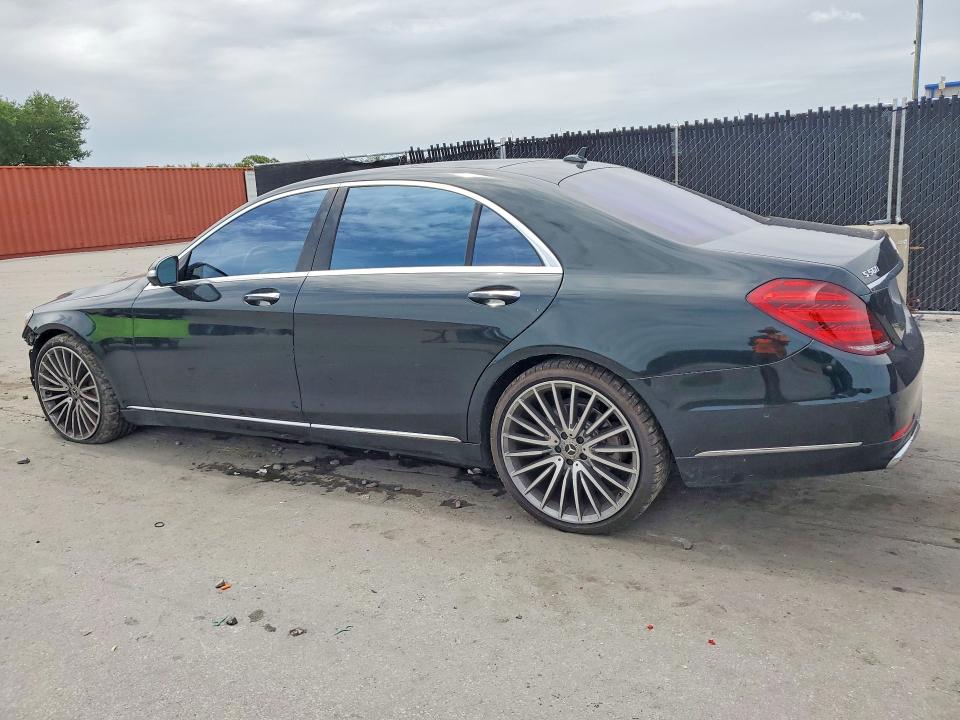 2018 Mercedes-benz S-klasse VIN WDDUG8GB7JA372245 COPART salvage auction — FRONT END, Fl - Cert Of Title Slvg Rebuildable, sold $14,200 on 2026-08-11 (photo 2)