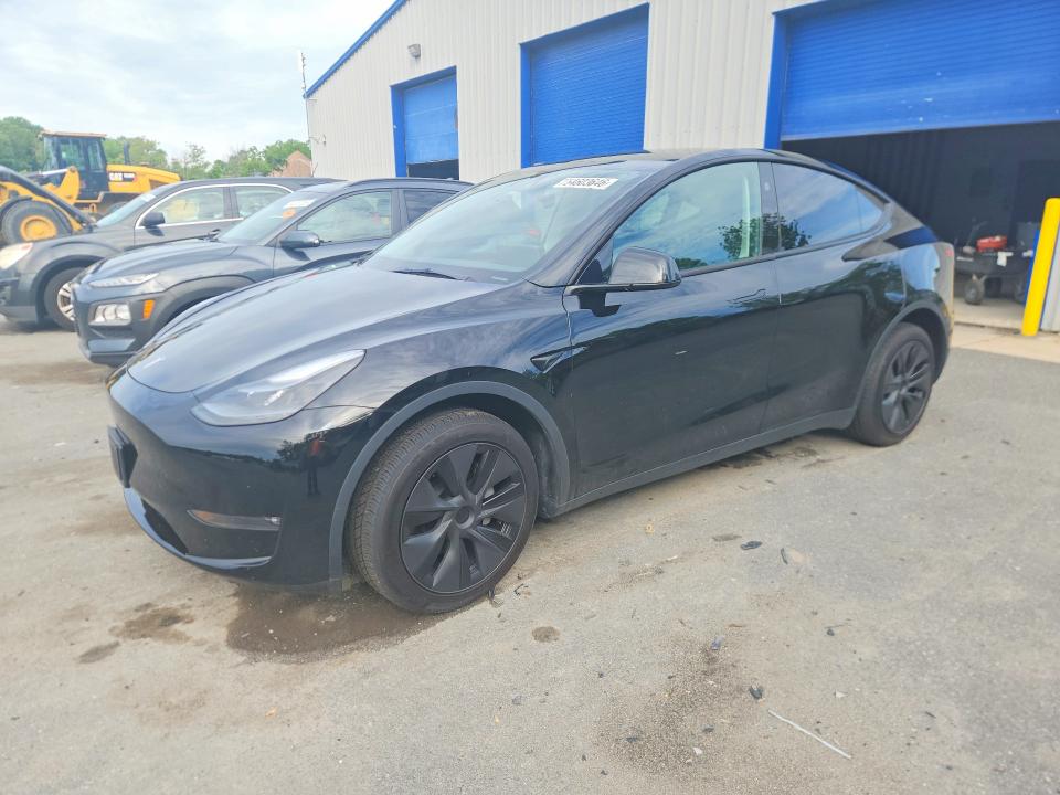 2025 Tesla Model y VIN 7SAYGDEE3SF295290 COPART salvage auction — SIDE, Nj - Cert Of Title-Salvage, sold $550 on 2026-07-30 (photo 1)