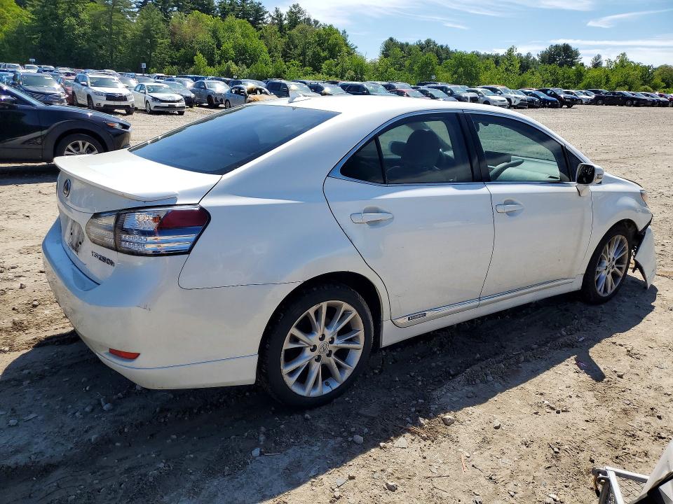 2010 Lexus Hs 250h VIN JTHBB1BA6A2007862 COPART salvage auction — SIDE, MA - CERT OF TITLE-RECONSTRCTD COLL, sold $550 on 2026-07-20 (photo 3)