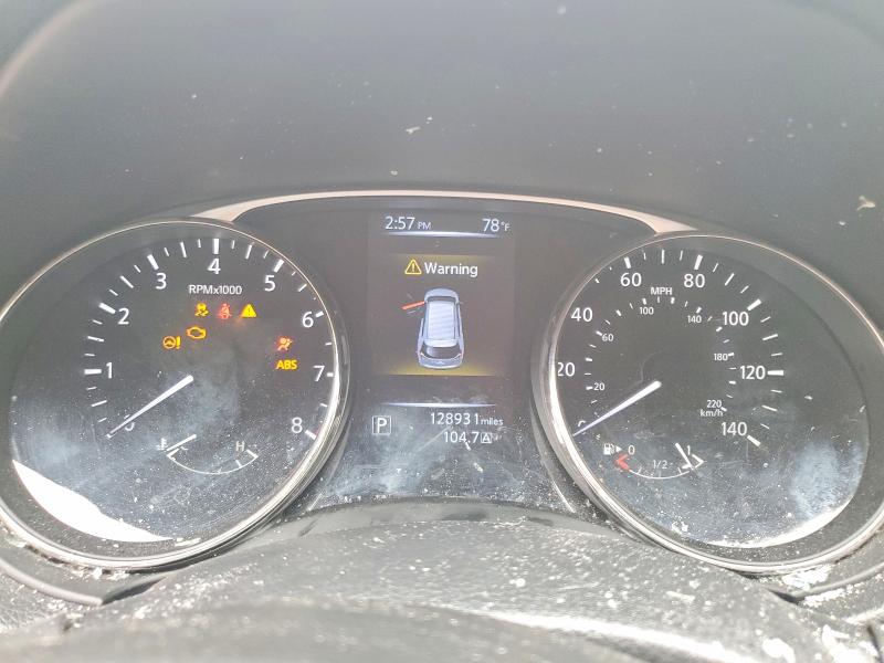 2016 Nissan Rogue VIN KNMAT2MV5GP688253 COPART salvage auction — ROLLOVER, Tx - Salvage Vehicle Title, sold $650 on 2026-07-27 (photo 9)