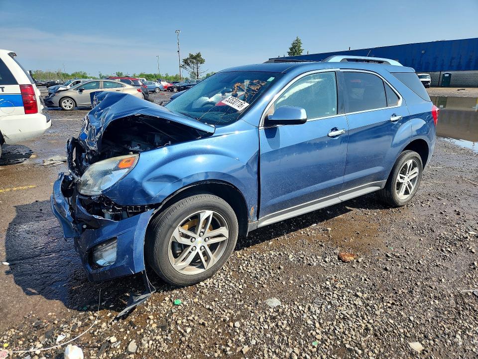 2017 Chevrolet Equinox VIN 2GNALDEK2H6258270 COPART salvage auction — FRONT END, MI - CERTIFICATE OF TITLE, sold $725 on 2026-07-02 (photo 1)