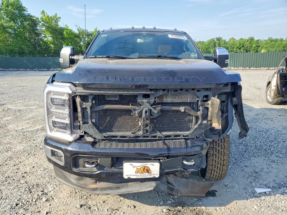 2024 Ford F-250 super duty VIN 1FT8W2BM8REE87638 COPART salvage auction — FRONT END, Nm - Cert Of Title-Salvage, sold $19,200 on 2026-07-29 (photo 5)