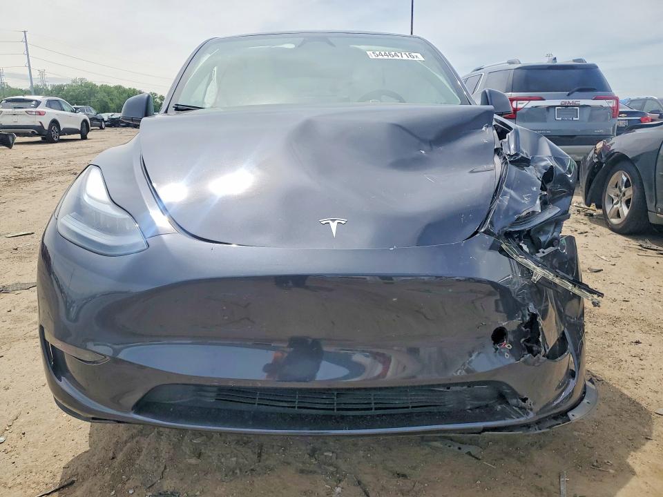 2025 Tesla VIN 7SAYGAEE8SF286759 COPART salvage auction — FRONT END, Mi - Certificate Of Title, sold $13,200 on 2026-07-17 (photo 5)