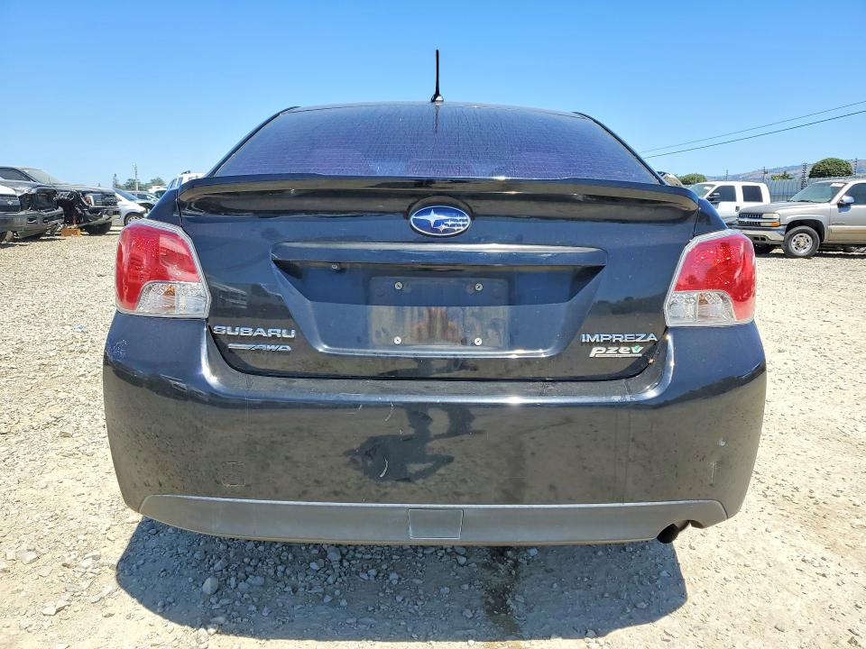 2015 Subaru Impreza VIN JF1GJAA62FG007655 COPART salvage auction — FRONT END, Ca - Salvage Certificate, sold $500 on 2026-07-16 (photo 6)