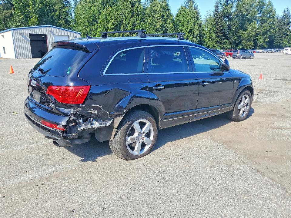 2014 Audi Q7 VIN WA1LGBFE4ED013111 COPART salvage auction — REAR END, WA - BILL OF SALE, sold $2,150 on 2026-07-06 (photo 3)