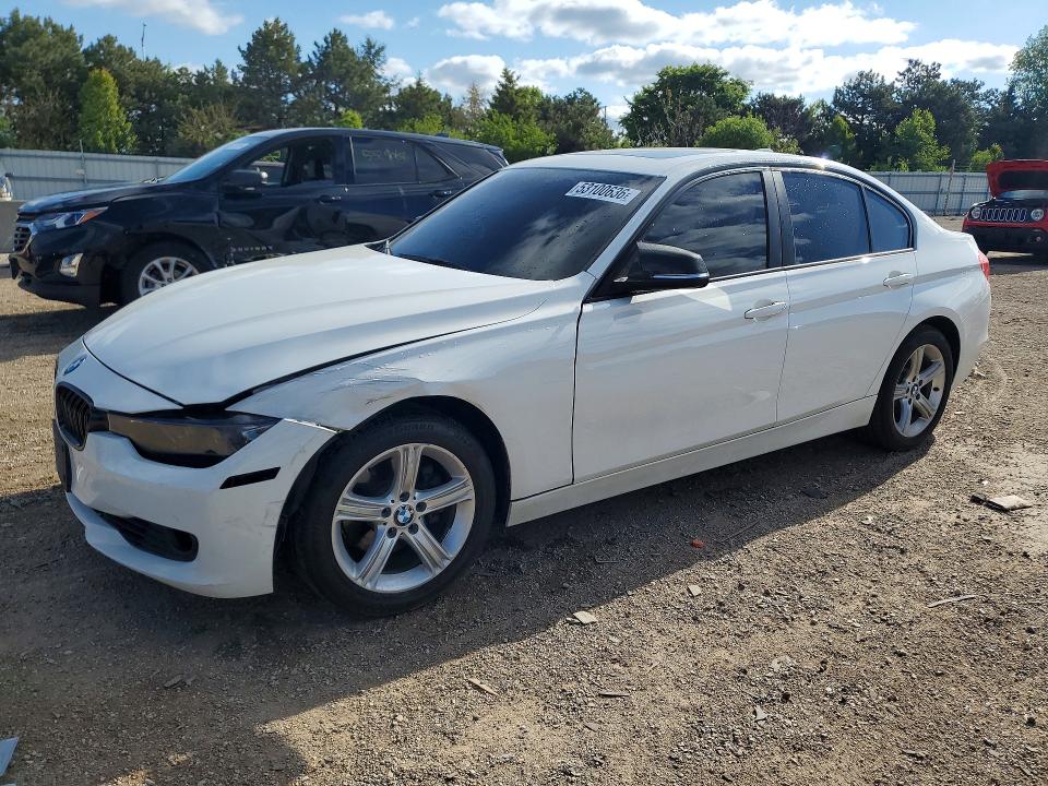 2013 BMW 3er VIN WBA3B5G57DNS02412 COPART salvage auction — FRONT END, Il - Salvage Certificate, sold $625 on 2026-07-09 (photo 1)