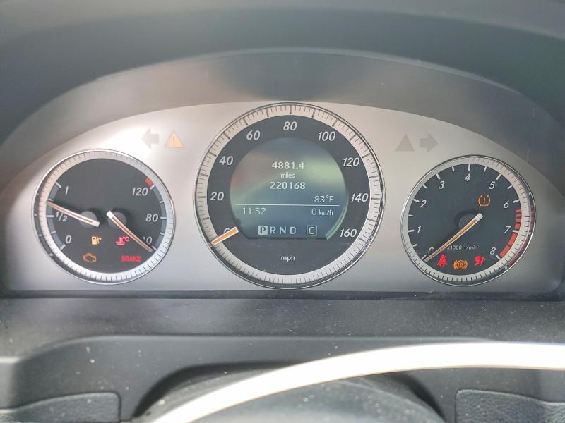 2008 Mercedes-benz C class VIN WDDGF54X08R038472 COPART salvage auction — FRONT END, Ar - Cert Of Title-Salvage, sold $650 on 2026-07-08 (photo 9)