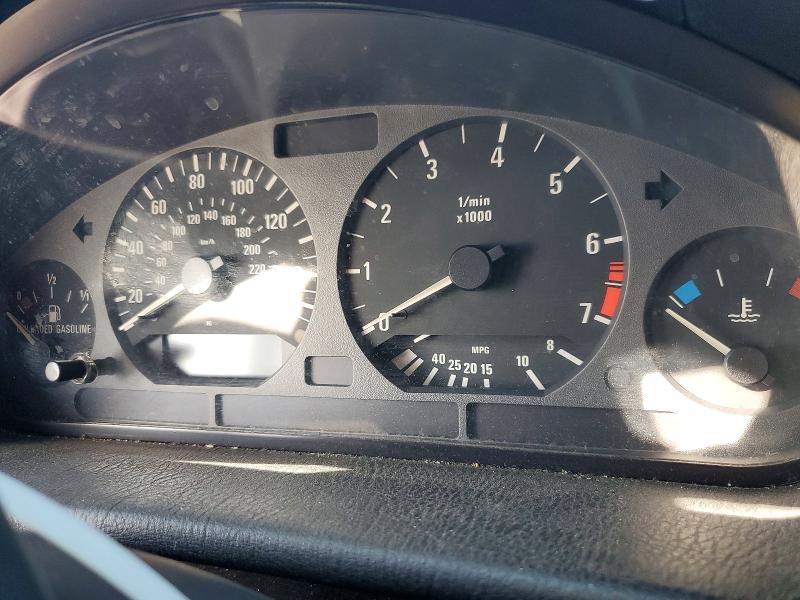1997 BMW 3er VIN WBACC0321VEK23589 COPART salvage auction — FRONT END, Ca - Salvage Acquisition Billofsale, sold $325 on 2026-07-17 (photo 9)