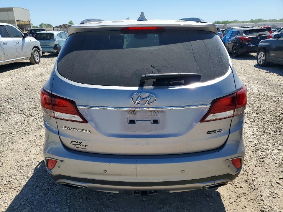 2017 Hyundai Santa fe VIN KM8SRDHFXHU172681 COPART salvage auction — UNDERCARRIAGE, Ks - Cert Of Title-Salvage, sold $100 on 2026-07-30 (photo 6)